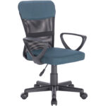 Кресло подростковое КОМПАКТНОЕ BRABIX "Jet MG-315", серо-синее, 531842 — изображение 4