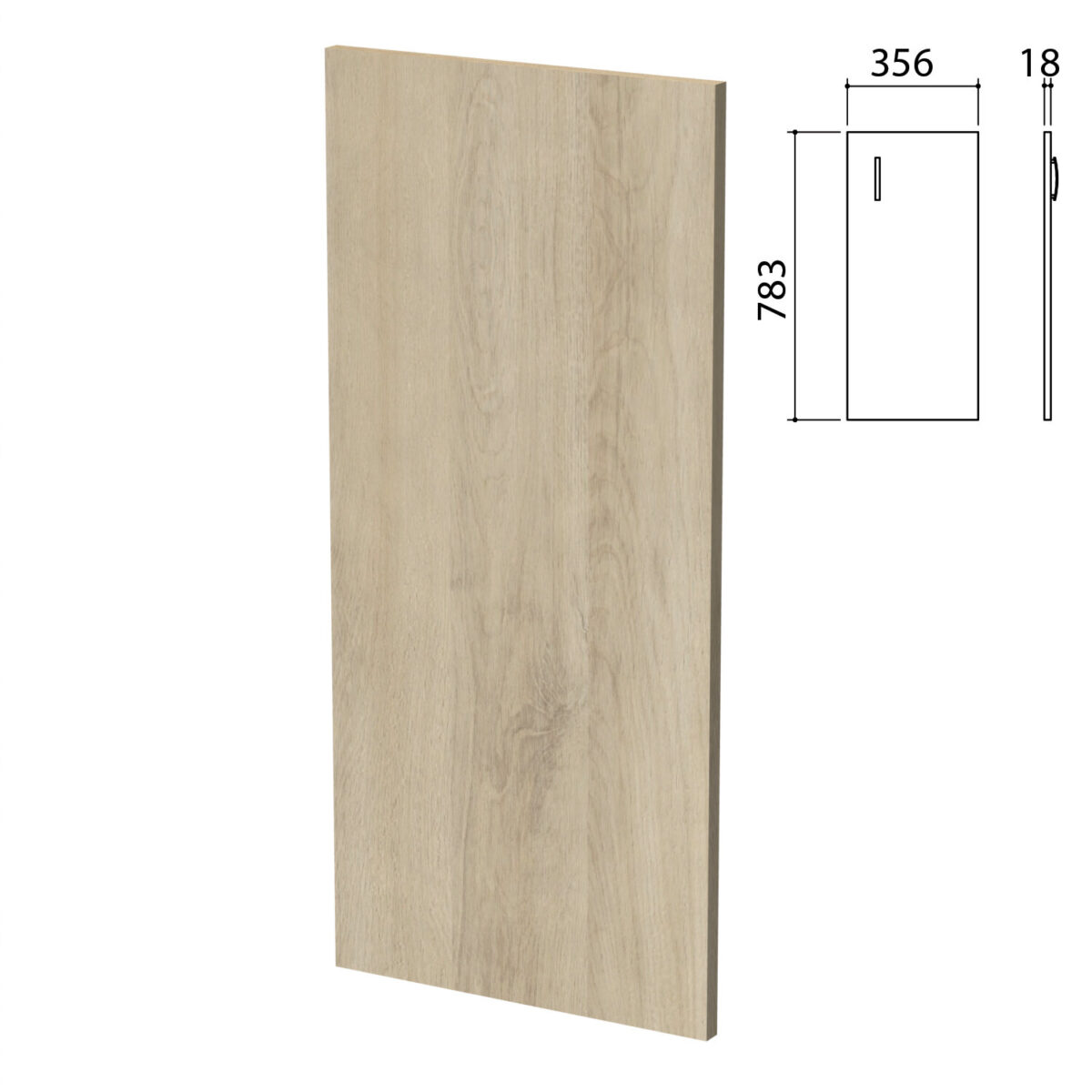 a117594722282ea41c718903d7feca6e_xl Дверь ЛДСП низкая "Приоритет" (356х18х783 мм), БЕЗ ФУРНИТУРЫ, кронберг, К-936, К-936 кронберг — изображение 1