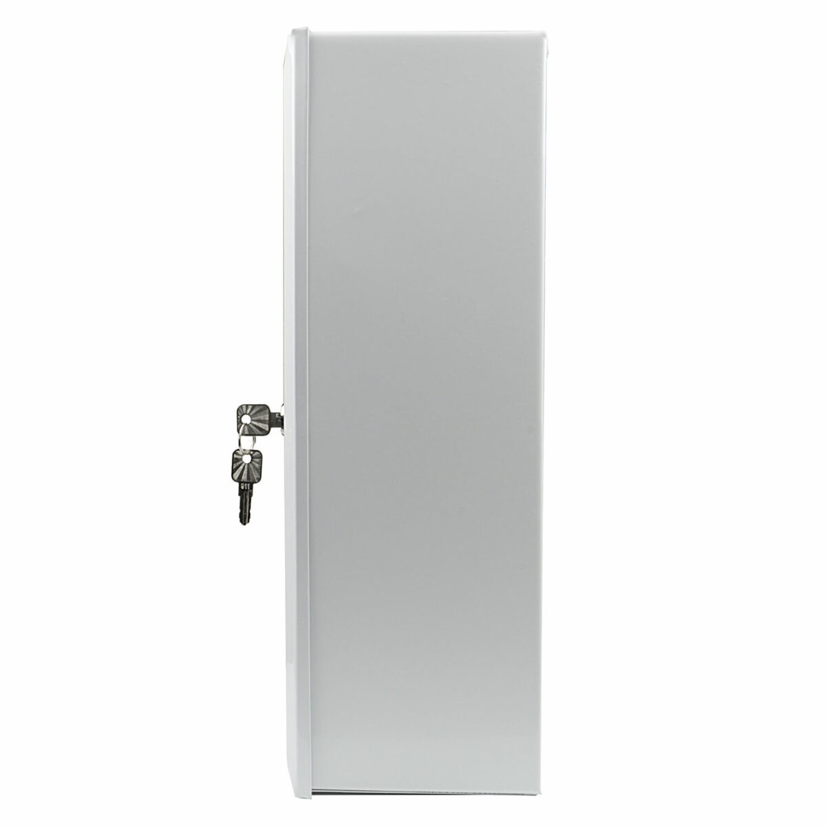 Шкафчик-аптечка металлический, навесной, внутренние перегородки, ключевой замок, 400x360x140 мм — изображение 4