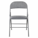 Стул складной BRABIX "Golf Plus CF-003 КОМФОРТ", серый каркас, серая ткань, 532890 — изображение 4