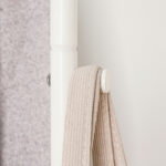 Вешалка для плечиков "Валенсия-32М", 1620х915х300 мм, 2 полки, передвижная, металл, белая, ВГВ32М Б — изображение 5