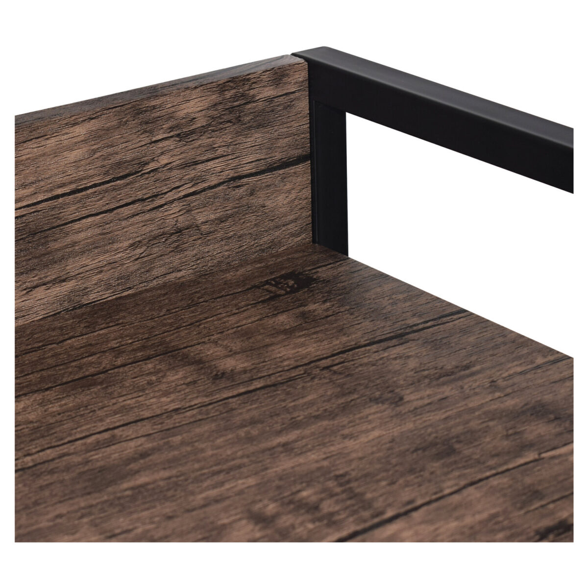 Стол на металлокаркасе BRABIX "LOFT CD-003", 640х420х840 мм, цвет морёный дуб, 641215 — изображение 7