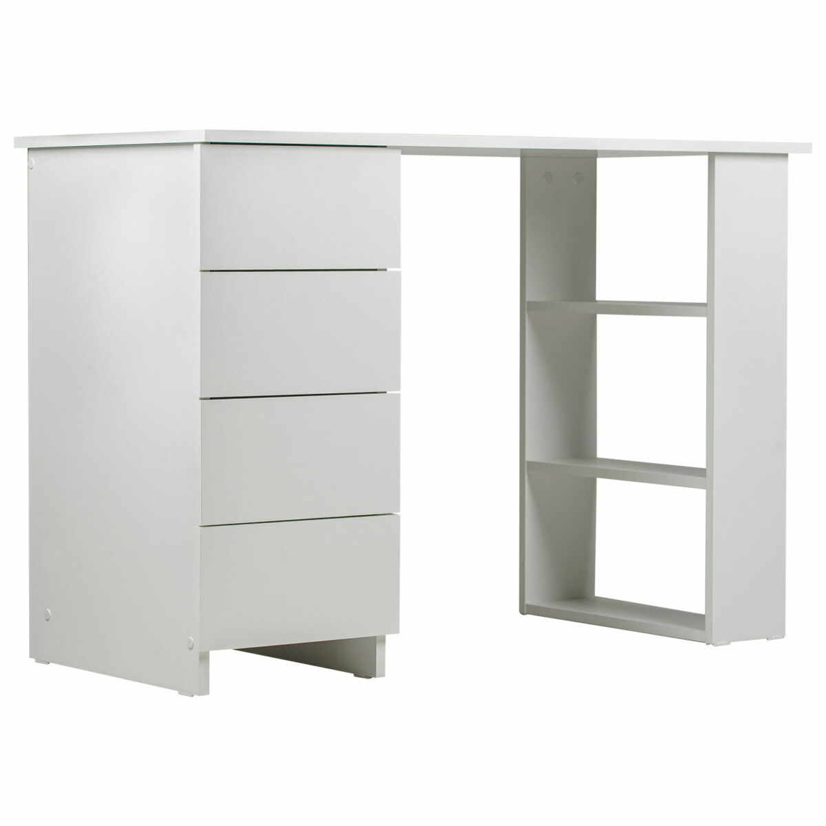 Стол письменный/компьютерный BRABIX "Scandi CD-016", 1100х500х750 мм, 4 ящика, белый, 641891, ЦБ013707-1 — изображение 5