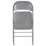 Стул складной BRABIX "Golf Plus CF-003 КОМФОРТ", серый каркас, серая ткань, 532890 — изображение 9