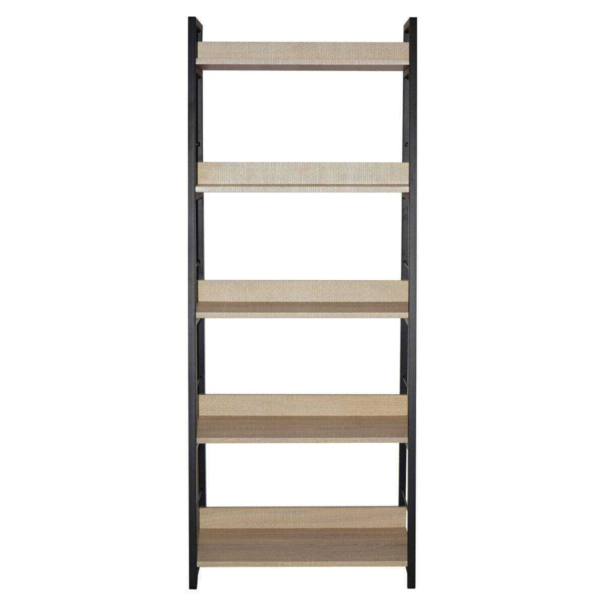 Стеллаж на металлокаркасе BRABIX "LOFT SH-003", 600х350х1500 мм, 5 полок, цвет дуб натуральный, 641236 — изображение 3