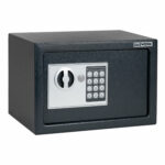 Сейф мебельный DASWERK (ДАСВЕРК) SC-200EL (200х310х200 мм), электронный замок, графит, 291341 — изображение 2