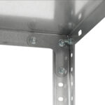 Стеллаж металлический ПРАКТИК "ES" облегченный (1450х750х300 мм), 4 полки, оцинкованная сталь, S24099033458 — изображение 9