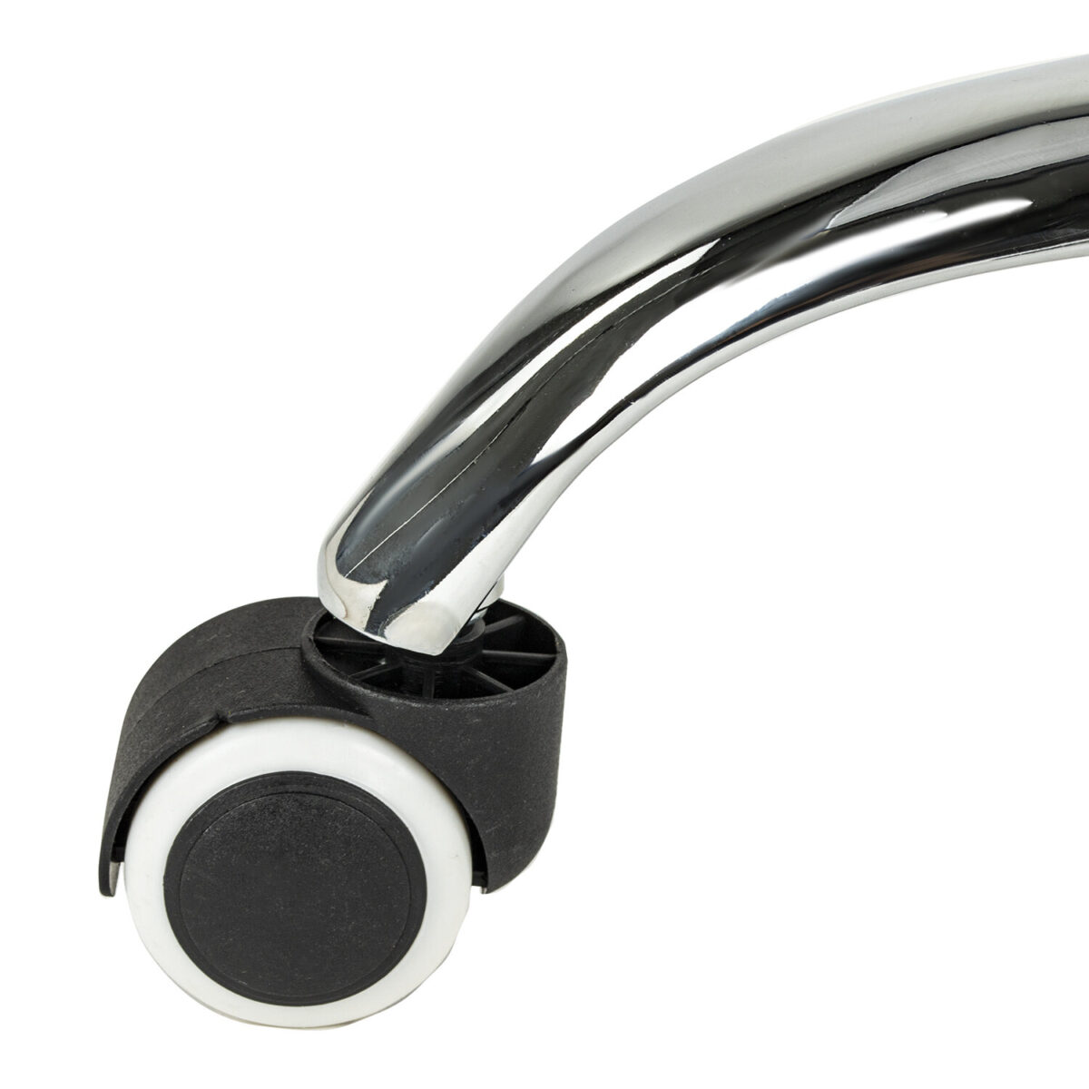 Кресло стул BRABIX "Eames MG-310 CH", хром, пластик белый, ткань серая, 532924 — изображение 6