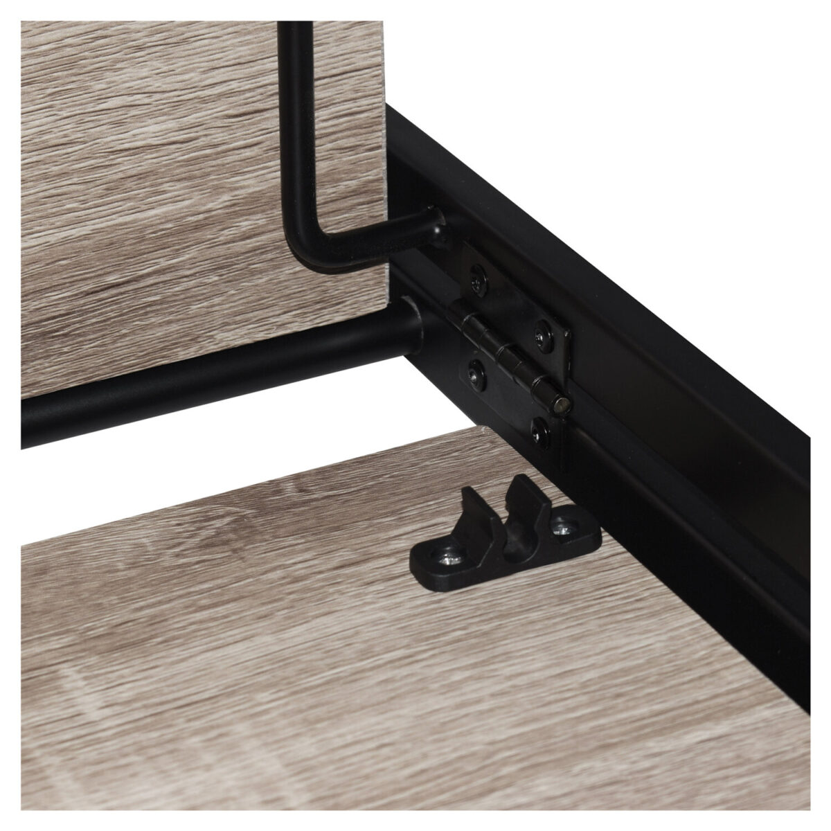 Стеллаж на металлокаркасе BRABIX "LOFT SH-001", 600х300х1250 мм, складной, цвет дуб антик, 641229 — изображение 10