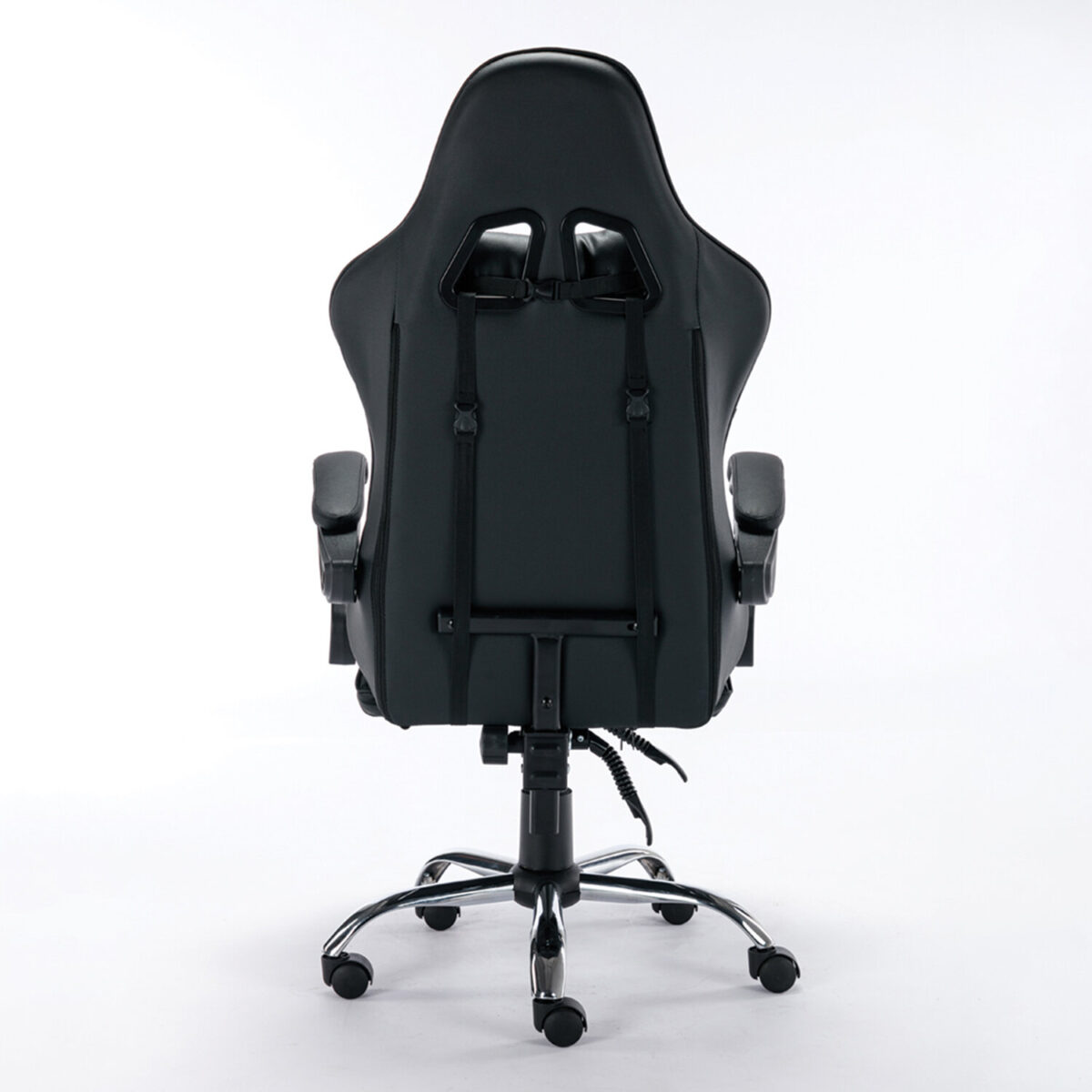 Кресло компьютерное BRABIX "Dexter GM-135", подножка, две подушки, экокожа, черное, 532800 — изображение 4