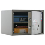 Сейф AIKO "ТМ-30", 300х440х355 мм, 16 кг, ключевой замок, полка — изображение 6