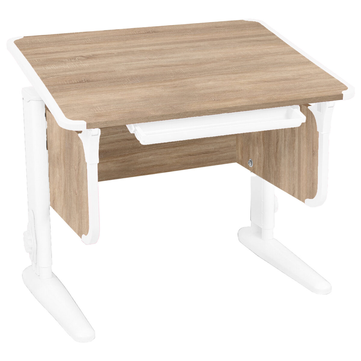 Столешница 750х550 мм и корпус парты ДЭМИ СУТ.41, дуб сонома — изображение 1