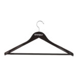 Вешалка-плечики, размер 48-50, деревянная, анатомическая, перекладина, цвет шоколад, BRABIX "Люкс", 601165 — изображение 6