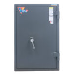 Сейф взломостойкий 1 класс VALBERG "Кварцит-65Т", 655х440х430 мм, 150 кг, ключевой замок, трейзер — изображение 3