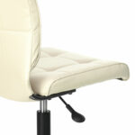 Кресло BRABIX "Stream MG-314", без подлокотников, пятилучие серебристое, экокожа, бежевое, 532078 — изображение 7