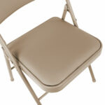 Стул складной BRABIX "Golf Plus CF-003 Комфорт", бежевый каркас, кожзам бежевый, 531567 — изображение 13