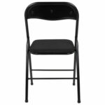 Стул складной BRABIX "Golf CF-007", чёрный каркас, чёрная ткань, 532892 — изображение 5