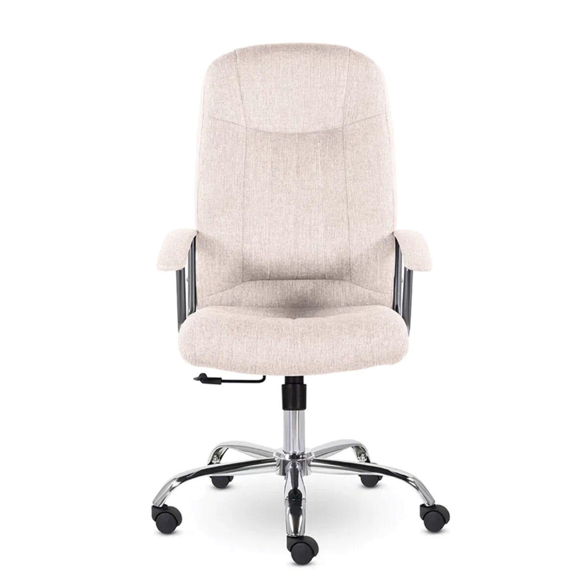 Кресло офисное "Бостон", CH-277, хром, ткань, бежевый (M-11) — изображение 3