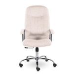 Кресло офисное "Бостон", CH-277, хром, ткань, бежевый (M-11) — изображение 3