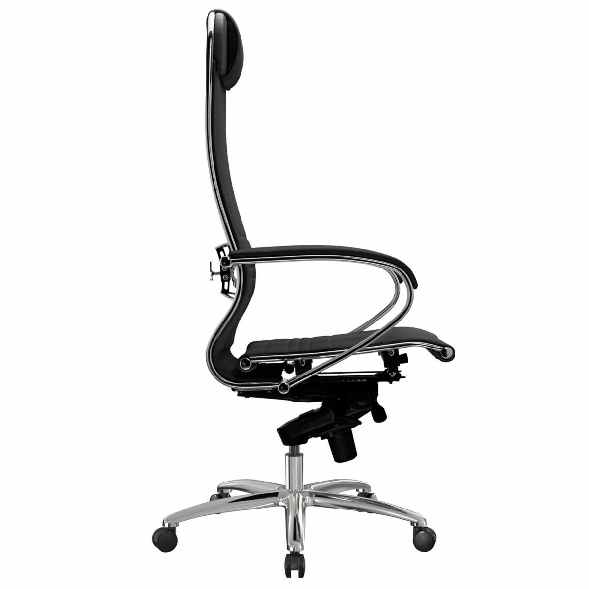 Кресло офисное МЕТТА "SAMURAI" K-1, экокожа, черное — изображение 5