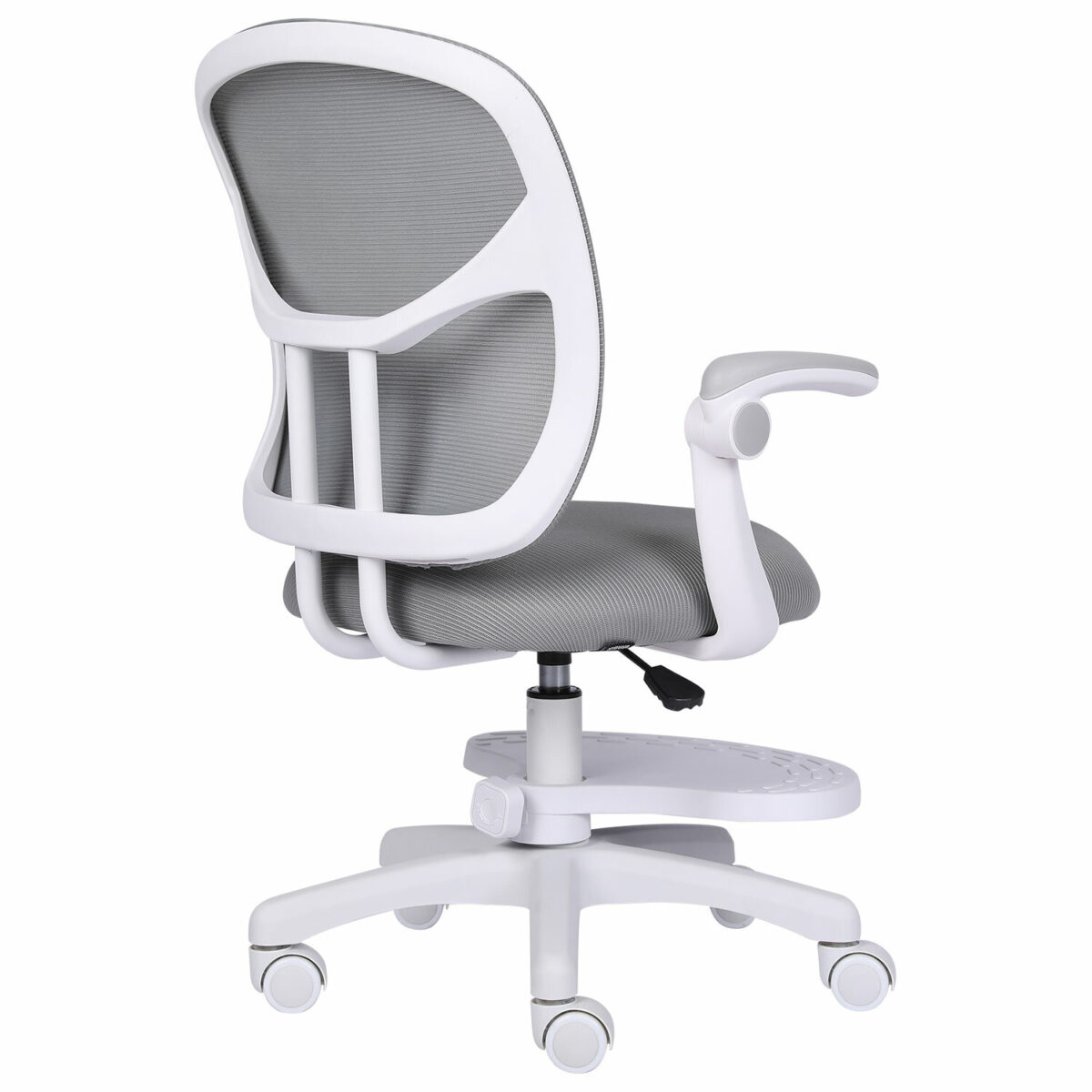 Кресло детское с подставкой для ног BRABIX "Toy MG-205", сетка/ткань TW, серое, 533153 — изображение 6