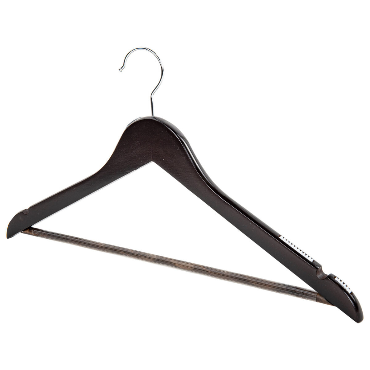 Вешалки-плечики с антискользящими накладками, КОМПЛЕКТ 3 штуки, размер 48-50, дерево, BRABIX, 607476 — изображение 5