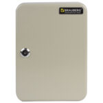 Шкафчик (Ключница) на 48 ключей BRAUBERG, 250х180х80 мм, с замком, + 48 брелоков, серый, 290338 — изображение 2