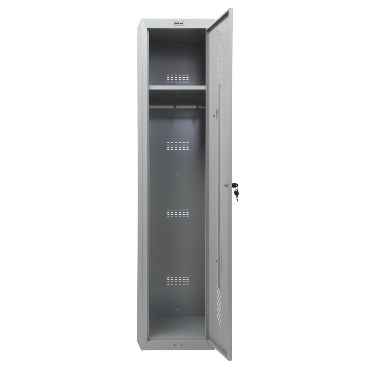 Шкаф (секция без стенки) металлический для одежды BRABIX "LK 01-40", УСИЛЕННЫЙ, 1830х400х500 мм, 291131, S230BR403202 — изображение 4