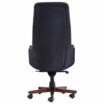 Кресло HAWASAN (ХАВАСАН) "Desire EX-771", мультиблок, дерево, натуральная кожа, черное, 532935 — изображение 5