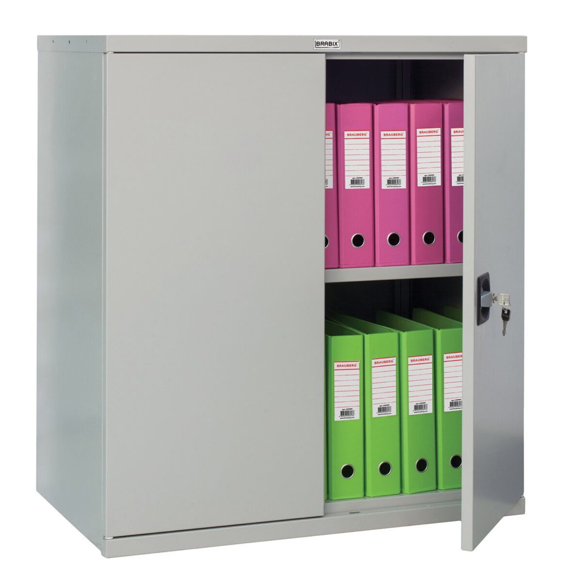 Шкаф металлический (антресоль) BRABIX "MK 08/46", 830х915х460 мм, 24 кг, 1 полка, разборный, 291137, S204BR080102 — изображение 7