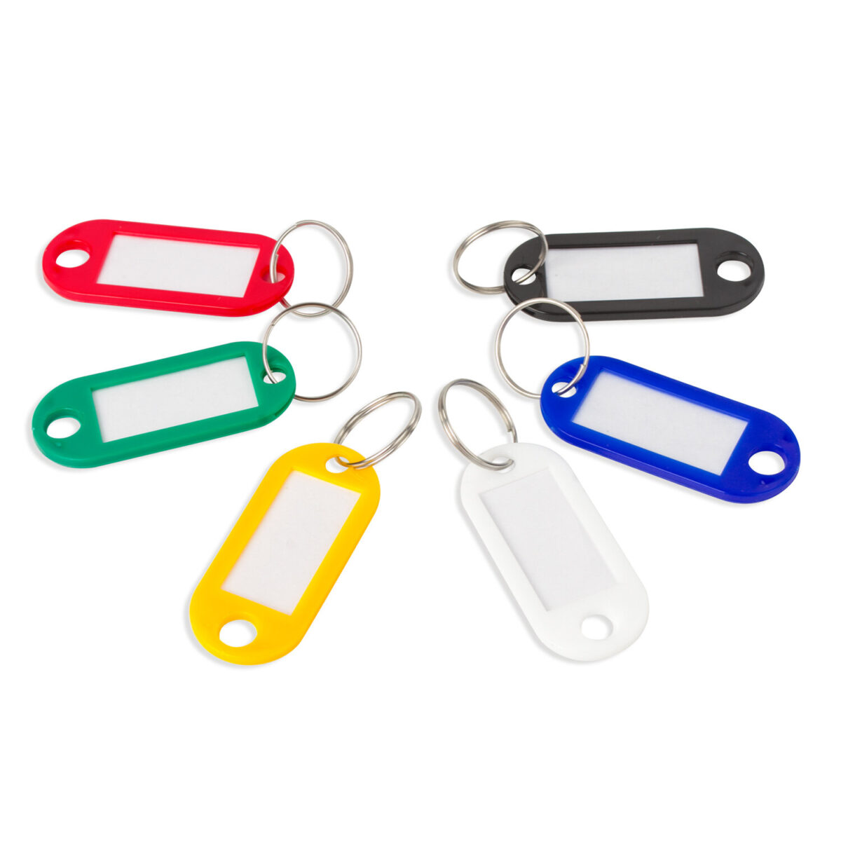 Бирки для ключей КОМПЛЕКТ 100 шт., длина 50 мм, инфо-окно 30х15 мм, АССОРТИ, STAFF, 237493 — изображение 6