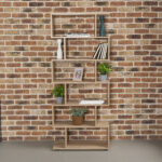 Стеллаж BRABIX "Scandi SH-008", 730х250х1760 мм, 6 секций, ЛДСП, дуб сонома, 641898, ЦБ013658-2 — изображение 3