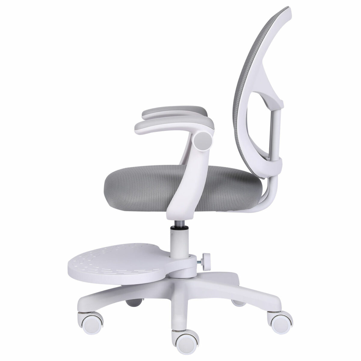 Кресло детское с подставкой для ног BRABIX "Toy MG-205", сетка/ткань TW, серое, 533153 — изображение 9