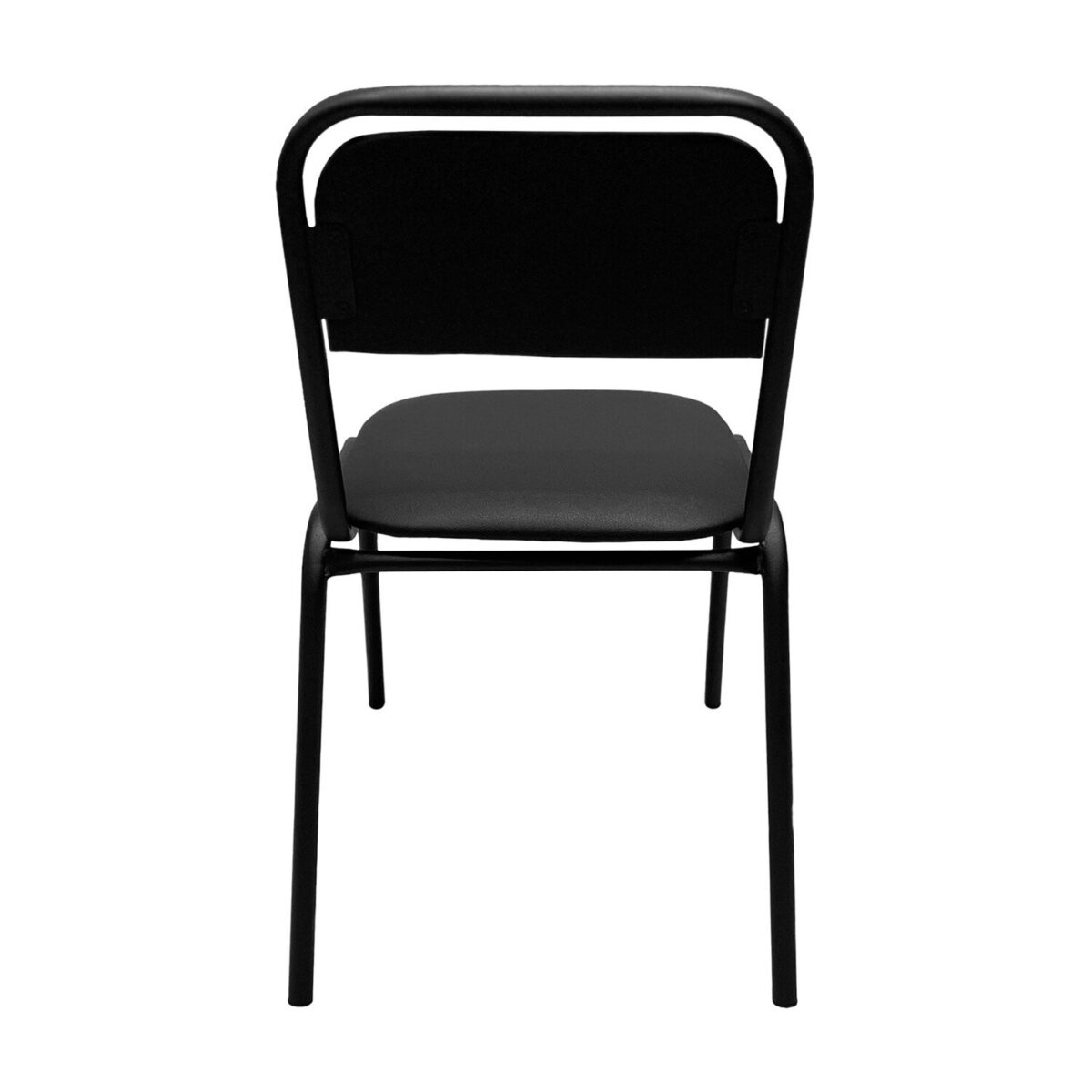 Стул для посетителей РС42, черный каркас, кожзам черный — изображение 5