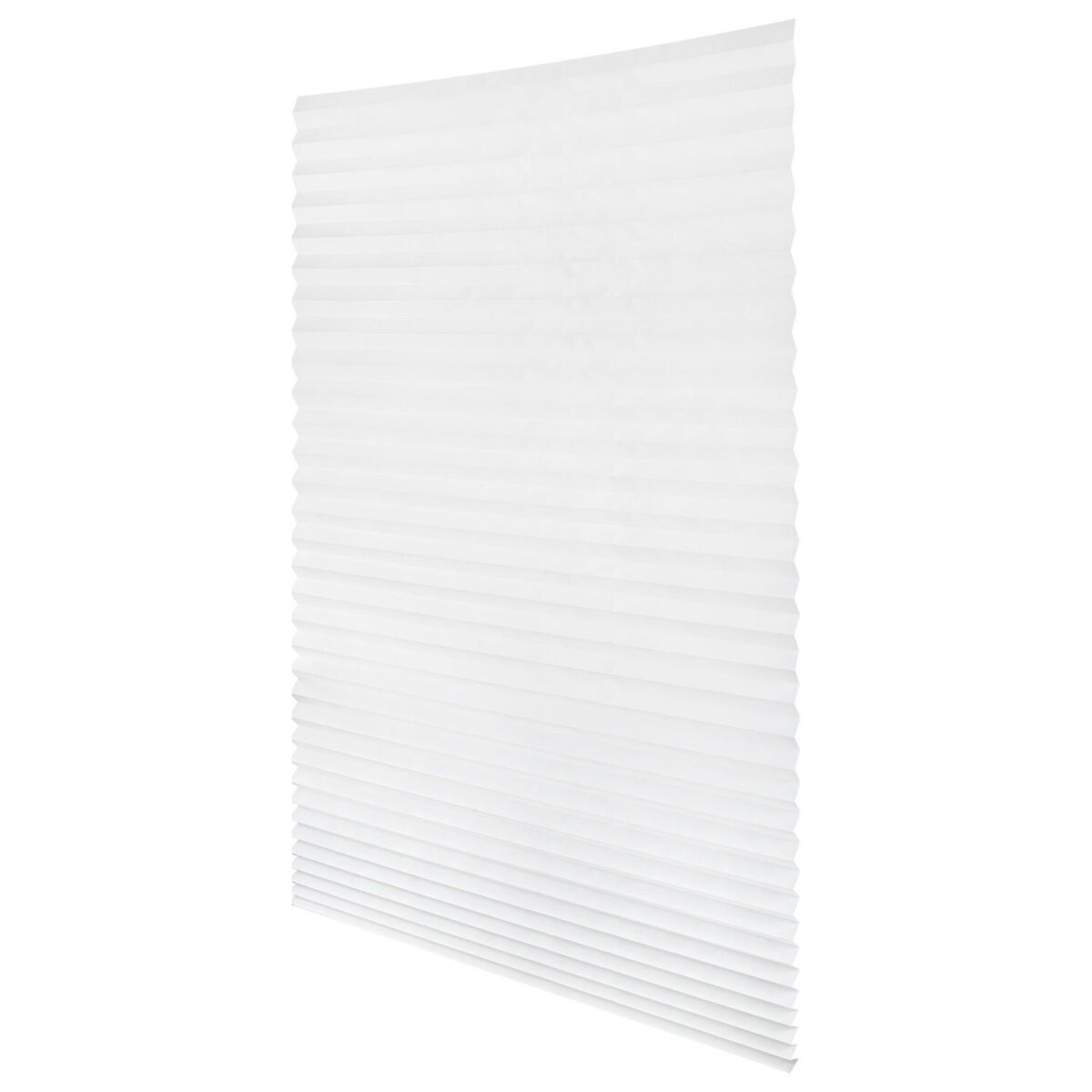 Жалюзи-плиссе, штора тканевая самоклеящаяся BRABIX, 90х180 см, "СТАНДАРТ+", 80 г/м2, цвет белый, 1 шт., 700008 — изображение 1