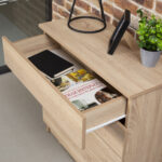 Комод BRABIX "Scandi CM-001", 750х330х730 мм, 4 ящика, ЛДСП, дуб сонома, 641901, ЦБ013659 -2 — изображение 4