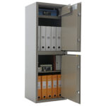 Сейф AIKO "ТМ-120/2Т", 1200х440х355 мм, 51 кг, 2 отделения, ключевые замки, трейзер, 2 полки — изображение 4