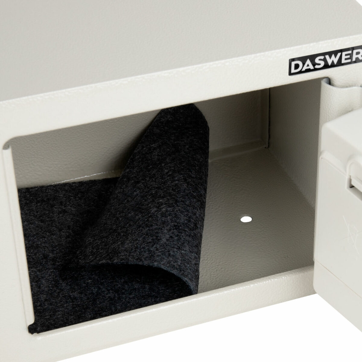 Сейф мебельный DASWERK (ДАСВЕРК) SC-170EL (170х230х170 мм), электронный замок, бежевый, 291340 — изображение 8