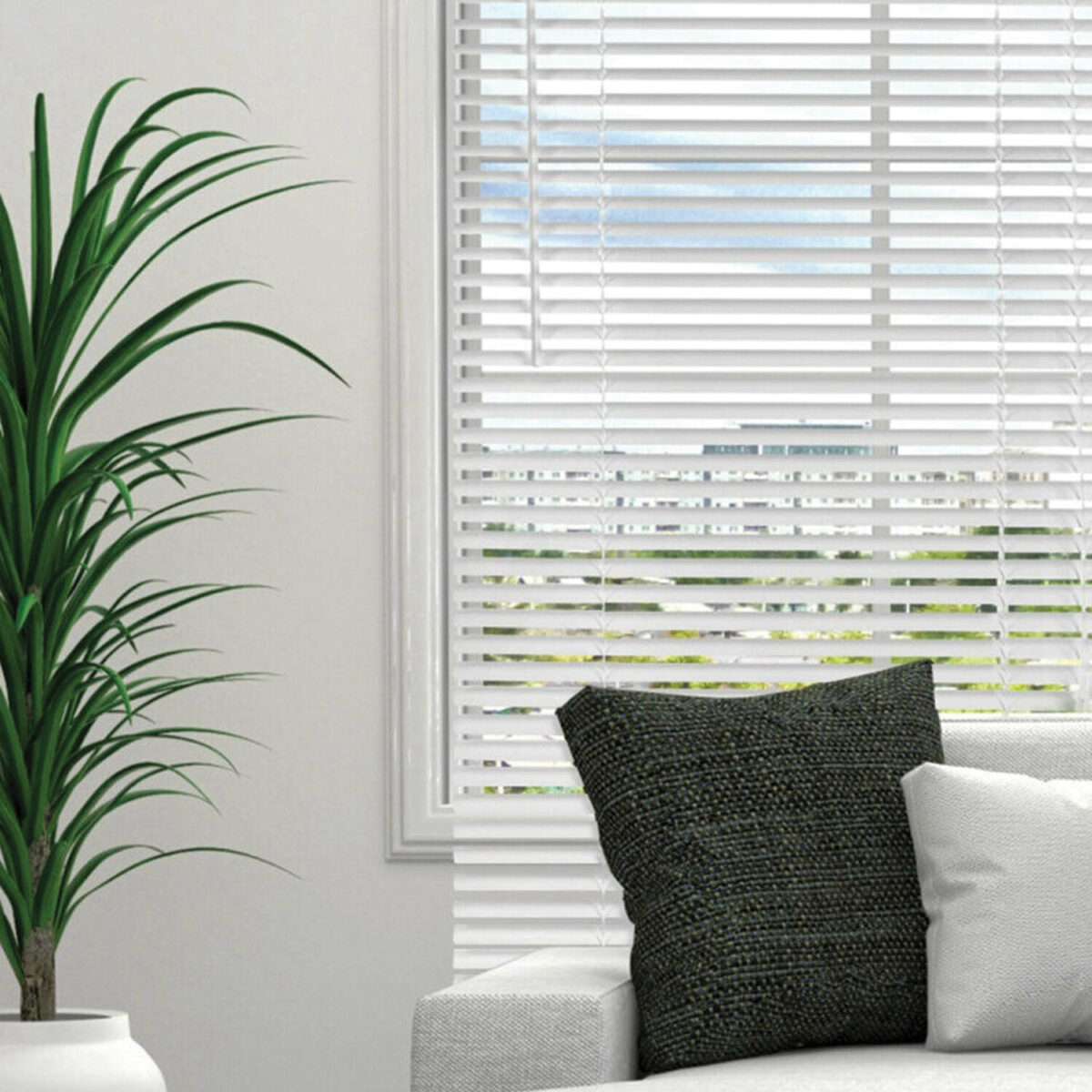 Жалюзи горизонтальные BRABIX 80х155 см, ПЛАСТИК, цвет белый, 606026 — изображение 9