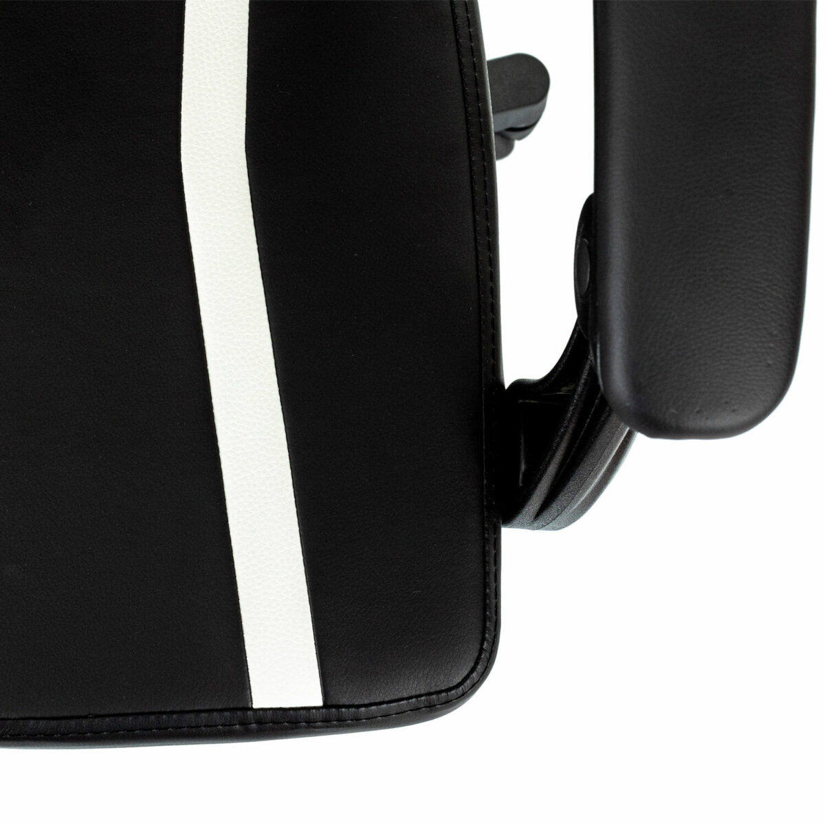 Кресло компьютерное BRABIX "Shooter GM-123", 2 подушки, экокожа, черное/белое, 533191 — изображение 10