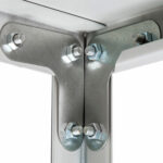 Стеллаж металлический BRABIX "MS Plus-185/50-4", 1850х1000х500 мм, 4 полки, регулируемые опоры, 291106, S241BR155402 — изображение 6