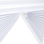 Жалюзи-плиссе, штора бумажная самоклеящаяся BRABIX, 60х180 см, ЭКО, 80 г/м2, цвет белый, 1 шт., 700001 — изображение 5