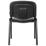 Стул для персонала и посетителей BRABIX "Iso CF-005", черный каркас, кожзам черный, 531977 — изображение 5