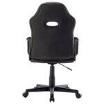 Кресло компьютерное BRABIX "Stripe GM-202", экокожа, черное/желтое, 532510 — изображение 4