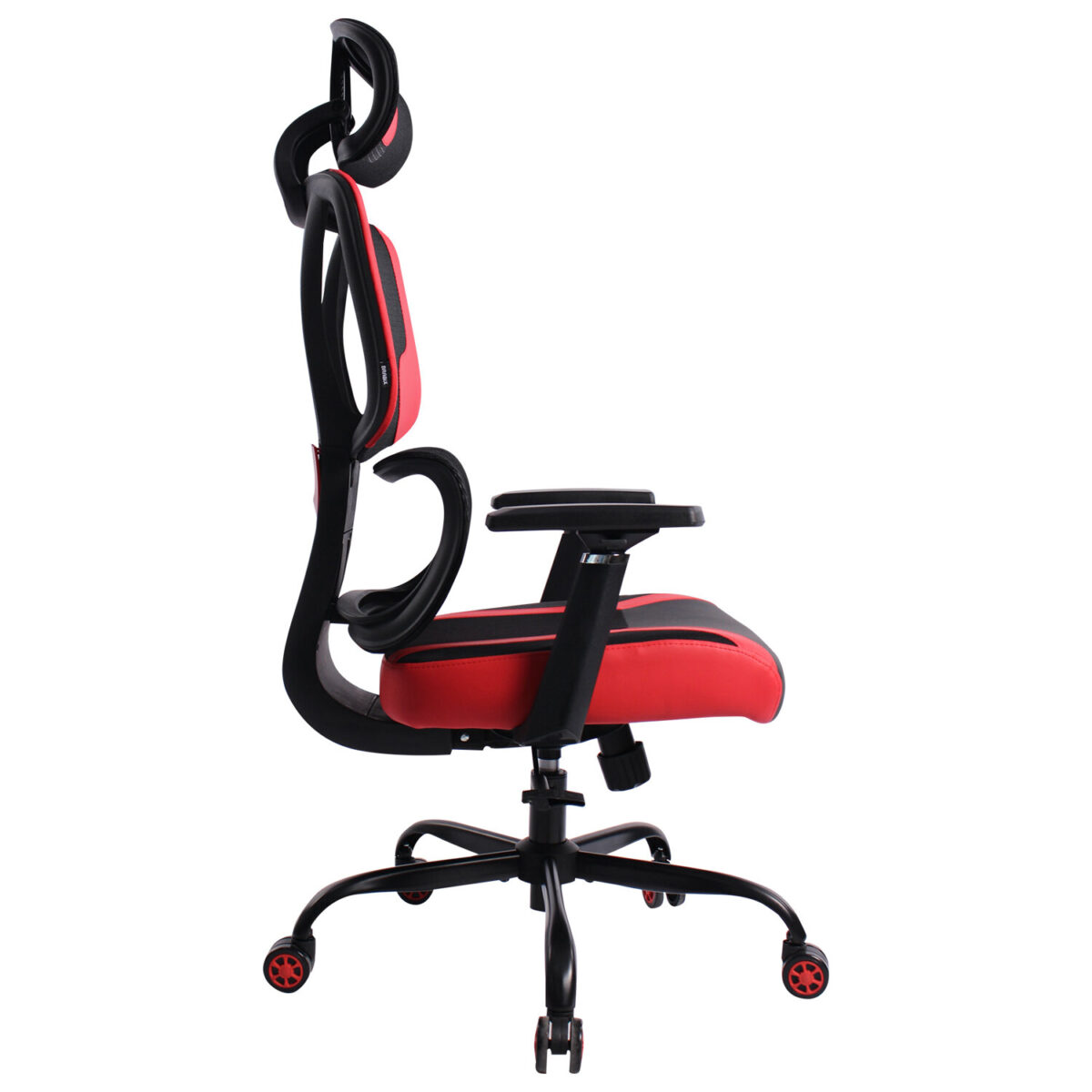 Кресло BRABIX PREMIUM "Toxin GM-520", синхромеханизм, экокожа/сетка/ткань, черное/красное, 532950 — изображение 4