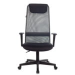 Кресло офисное KB-8, ткань-сетка, серое, 496676 — изображение 3