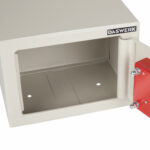 Сейф мебельный DASWERK (ДАСВЕРК) SC-170KL (170х230х170 мм), ключевой замок, бежевый, 291339 — изображение 9