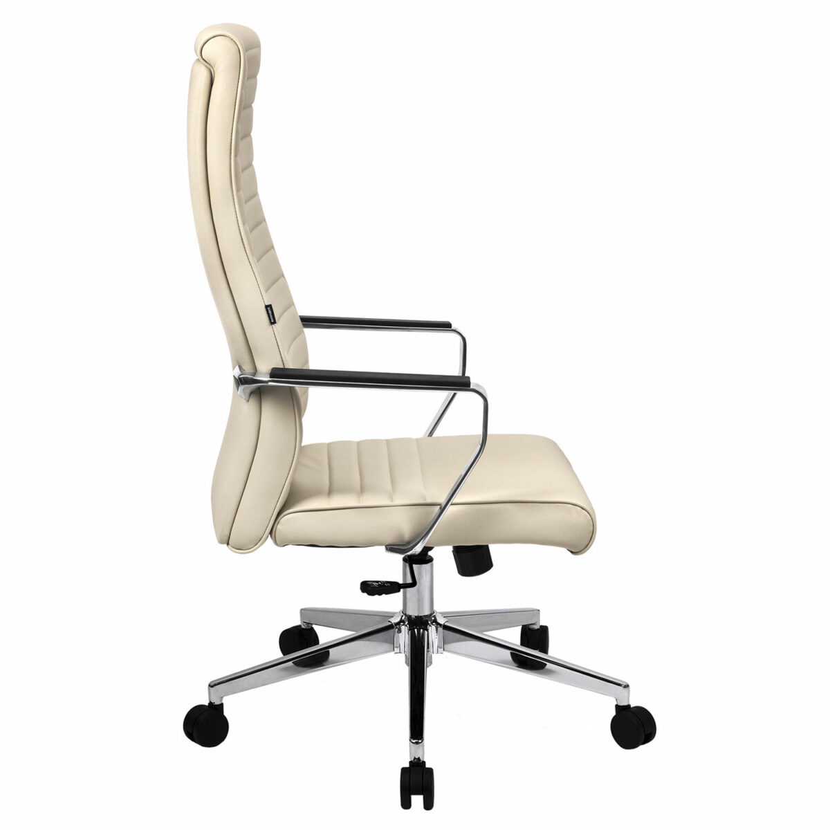 Кресло BRABIX PREMIUM "Solo EX-730", алюминий, хром, экокожа, бежевое, 532937 — изображение 3