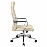 Кресло BRABIX PREMIUM "Solo EX-730", алюминий, хром, экокожа, бежевое, 532937 — изображение 3