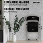 Стул складной BRABIX "Golf Lite CF-017", серебристый каркас, пластик чёрный, 532895 — изображение 17